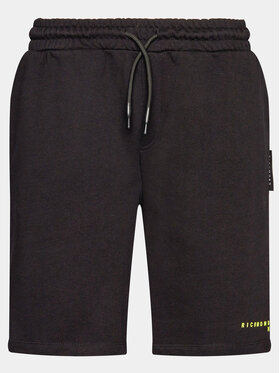 Richmond X Richmond X Športové kraťasy Ceylan UMP24007BE Čierna Regular Fit