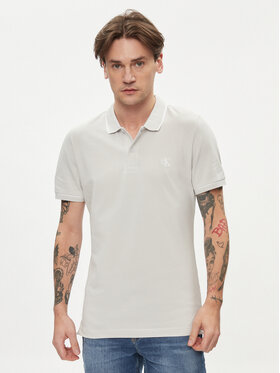 Calvin Klein Jeans Calvin Klein Jeans Polokošeľa J30J315603 Sivá Slim Fit
