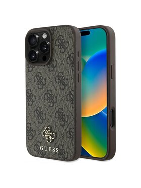 Guess Guess Etui na telefon HC PU 4G Small 4G and Classic Brązowy