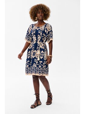 blue shadow blue shadow Sukienka codzienna Elya Niebieski Regular Fit