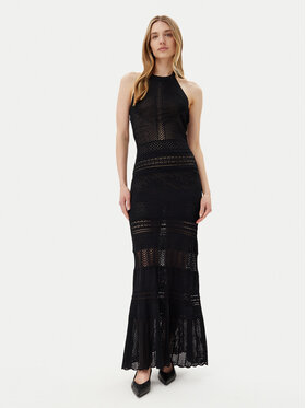 TWINSET TWINSET Rochie tricotată 251TT3105 Negru Slim Fit