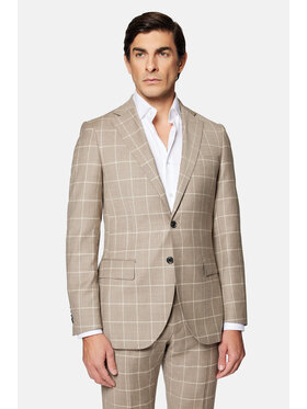 Lancerto Lancerto Garnitur Neapol GA073124000018 Beżowy Slim Fit