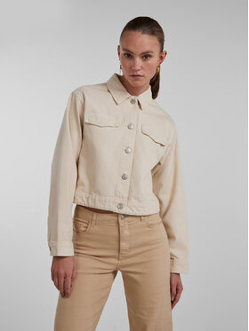 Pieces Pieces Traper jakna 17133488 Bež Regular Fit