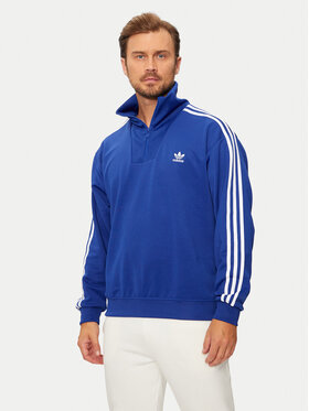 adidas adidas Bluza adicolor Funnel IX5216 Niebieski Regular Fit