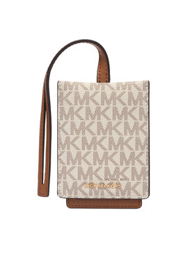 MICHAEL Michael Kors MICHAEL Michael Kors Identyfikator do bagażu 32F5GJ6N1B Kremowy