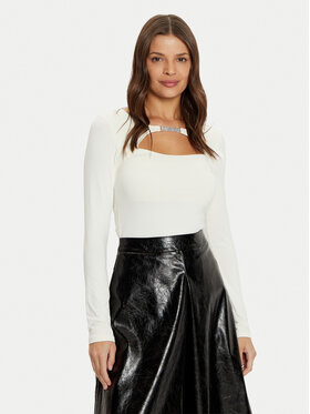 ONLY ONLY Блузка 15337499 Білий Slim Fit
