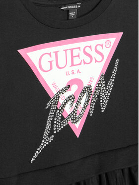 Guess Haljina Za Svaki Dan J4YK06 KB8R0 Crna Regular Fit