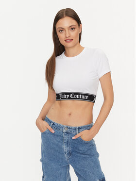Juicy Couture Juicy Couture T-Shirt Sophie JCSSC223412 Biały Regular Fit