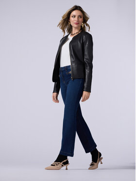 Oltre Oltre Jeansy P562R008498N034 Niebieski Flare Fit