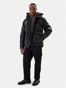 BOSS Boss Lederjacke Jolam 50522219 Schwarz Relaxed Fit