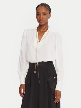 Rinascimento Rinascimento Bluză CFC0125721003 Alb Regular Fit