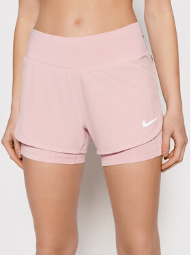 Nike Nike Sportovní kraťasy Eclipse CZ9570 Růžová Slim Fit