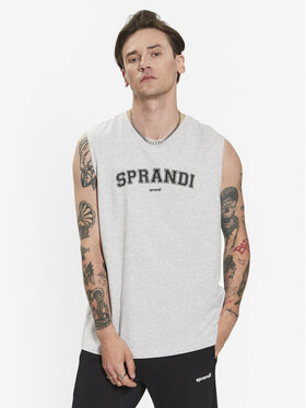 Sprandi Sprandi Tank top SP3-TPM010 Gri Regular Fit