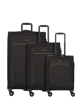 D&N D&N Komplet walizek 310148 Czarny
