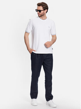 Sisley Hlače 4AGHSF02P Tamnoplava Slim Fit