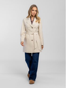 Salme Salme Trenčkot Lena Biela Regular Fit
