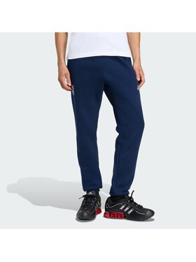 adidas adidas Spodnie materiałowe 161095 Błękitny Slim Fit