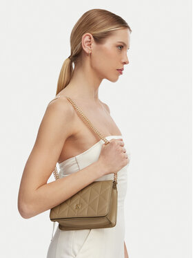 Calvin Klein Calvin Klein Ročna torba Quilted Mini Chain Bag LV04F3321G Bež