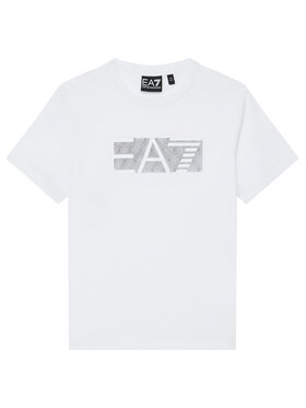 EA7 Emporio Armani EA7 Emporio Armani Marškinėliai 7B000036 AF10378 U0002 Balta Regular Fit