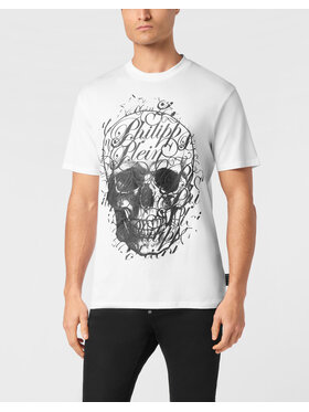 PHILIPP PLEIN PHILIPP PLEIN Tričko 24635 Biela Regular Fit