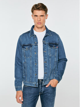 BIG STAR BIG STAR Kurtka jeansowa CHARLIE Niebieski Basic Fit