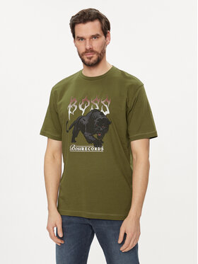 BOSS Boss Póló TeePantera 50510223 Zöld Regular Fit