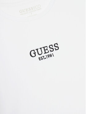 Guess T-shirt J4BI34 J1314 Bijela Boxy Fit