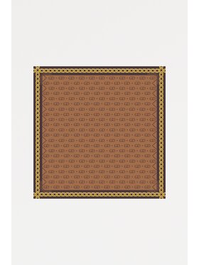 GIODORO GIODORO Μεταξωτό Μαντήλι GDS03 Καφέ