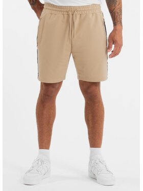 PITBULL PITBULL Szorty materiałowe Szorty dresowe męskie TAPE NUGGET 3XL Beżowy Regular Fit