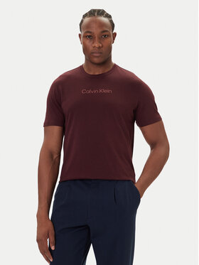 Calvin Klein Calvin Klein T-krekls Logo 30s LV04LD230G Bordo Relaxed Fit