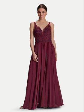 Hey Kyla Hey Kyla Abendkleid 5AI070HK Dunkelrot Regular Fit