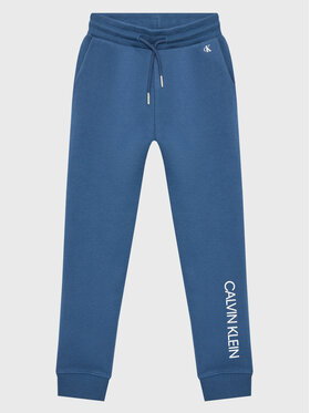 Calvin Klein Jeans Calvin Klein Jeans Spodnie dresowe Institutional Logo IU0IU00289 Granatowy Slim Fit