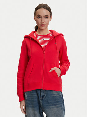 Tommy Jeans Tommy Jeans Mikina DW0DW19729 Červená Regular Fit