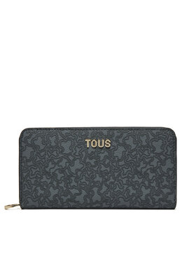 TOUS TOUS Голям дамски портфейл Kaos Mini Lines 2002183447 Сив