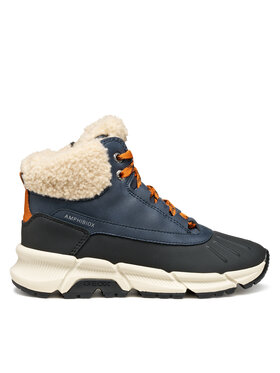 Geox Geox Šnurovacia obuv J Flexyper Plus J56LCB 0ME50 C4218 D Tmavomodrá