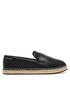 Calvin Klein Calvin Klein Espadrilky Espadrille W/Ck Hw - Lth HW0HW02390 Černá