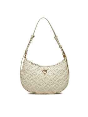 PINKO PINKO Geantă Half Moon Mini Fl AI 24-25 PLTT 102790 A1YB Écru