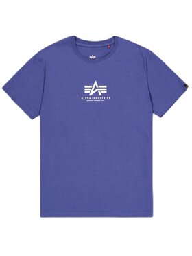 Alpha Industries Alpha Industries T-Shirt AI.118533-735 Fioletowy Basic Fit