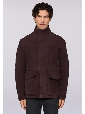 Trussardi Trussardi Kurtka skórzana R303M000006N023 Brązowy Regular Fit