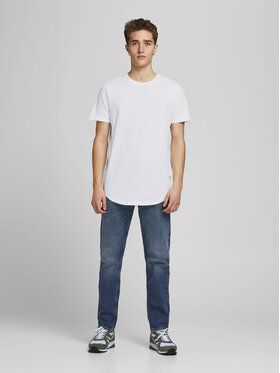 Jack&Jones T-shirt Noa 12113648 Bijela Long Line Fit