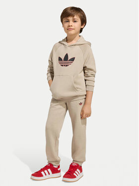 adidas adidas Trenirka Graphic Trefoil KD5772 Bež Regular Fit