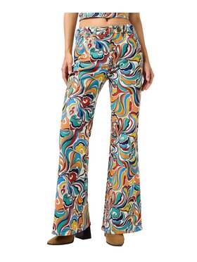 Wrangler Wrangler Jeansy 112362660 Beżowy Flare Fit