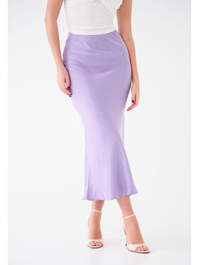 Leimann Leimann Spódnica Julia Fioletowy Slim Fit