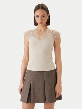 Morgan Morgan Bluza 251-DELI Bež Slim Fit