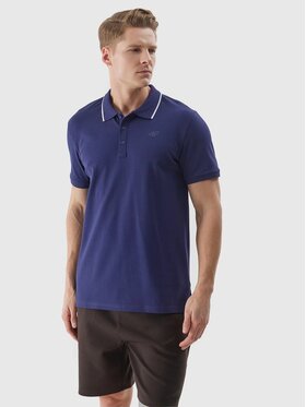 4F 4F Polokošeľa 4FRSS24TPTSM434-31S Tmavomodrá Regular Fit
