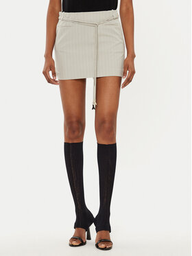 Patrizia Pepe Patrizia Pepe Mini krilo 8G0410/A457-FE81 Siva Regular Fit