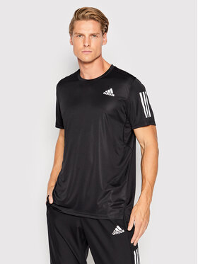 adidas adidas Технічна футболка Own The Run H58591 Чорний Regular Fit