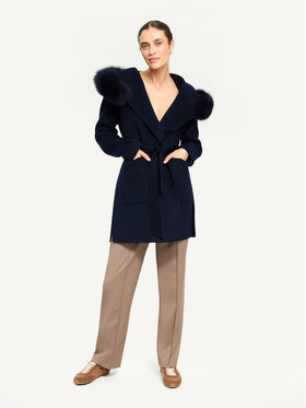 KMX KMX Płaszcz zimowy 186490012 Granatowy Straight Fit