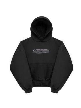 2005 2005 Bluza Retro Tuned Czarny Oversize