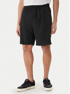 Calvin Klein Calvin Klein Šortky z materiálu LV04LF614G Černá Regular Fit